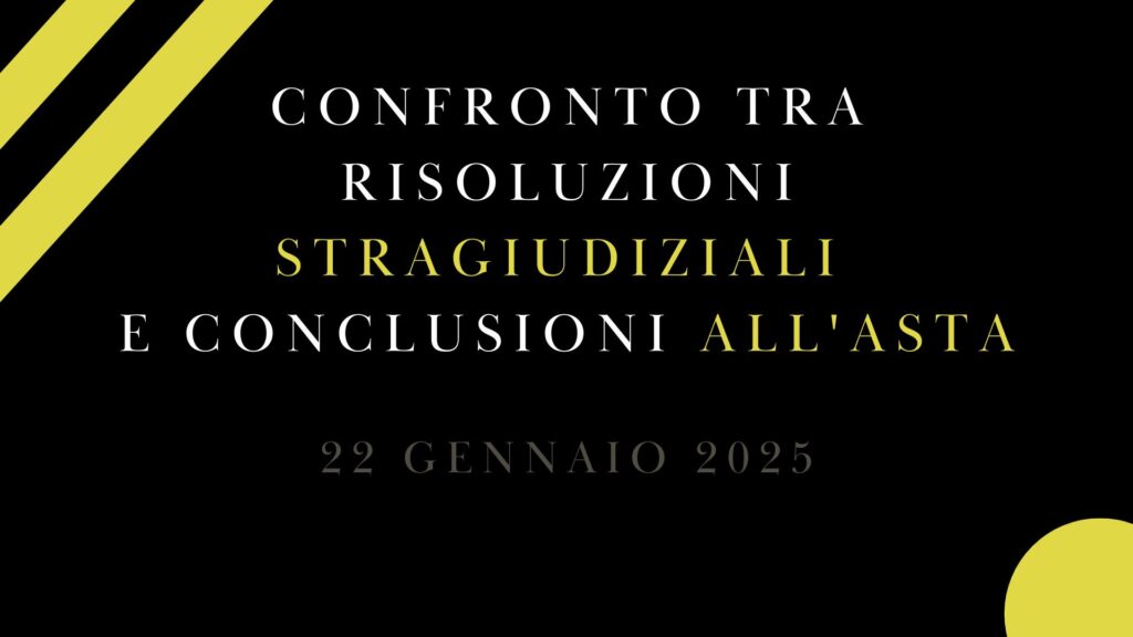 Esecuzioni Immobiliari: Confronto tra Risoluzioni Stragiudiziali e Conclusioni all'Asta